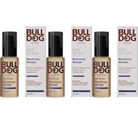 BULLDOG SKINCARE - Suero de recuperación final del día para hombres, reduce las líneas finas e hidrata, 60 ml, paquete de 3