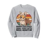 Bulldogs franceses Perros pequeños con corazones grandes raza de perro mascota Sudadera