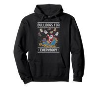 Bulldogs para Todos suéter Feo de Navidad Sudadera con Capucha