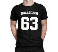 Bulldozer 63 - Camiseta para hombre, Negro , XXL