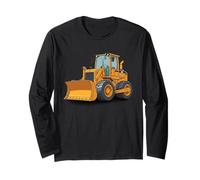 Bulldozer Caricatura Vehículo de Construcción Manga Larga