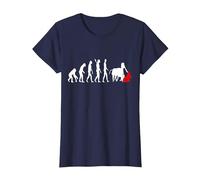 Bullero Evolution Tauro español Camiseta, Mujer, Azul Marino, XS
