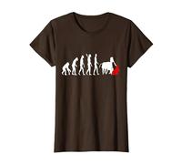 Bullero Evolution Tauro español Camiseta, Mujer, Marrón, L