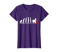 Bullero Evolution Tauro español Camiseta, Mujer, Morado, S