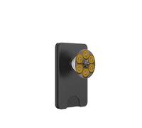 Bullet Brass Design | Arte de munición cilíndrica con Forma de revólver Magnum 357 PopSockets PopWallet para MagSafe
