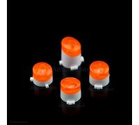 Bullet Buttons ABXY - Palanca de mando para Xbox One S Slim Elite Control de repuesto (naranja transparente)