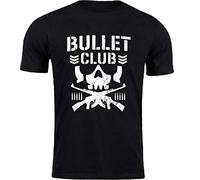 Bullet Club - Camiseta de gimnasio para entrenamiento de Japón Pro Wrestling MMA WWE UFC Fight para hombre, azul marino, XL
