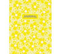 Bullet Dotted Journal: A 200-Page Dot Grid Notebook with Quotes & Prompts for Reflection, Healing, and Goal-Setting 8.5” x 11” | Glossy Softcover | Yellow Floral Design