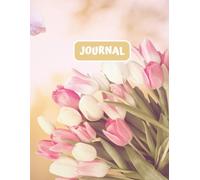Bullet Dotted Journal: A 200-Page Dot Grid Notebook with Quotes & Prompts for Reflection, Healing, and Goal-Setting 8.5” x 11” | Glossy Softcover | Tulip Design