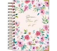 Bullet Journal A5 - Cuaderno Punteado para Organización y Notas, Tamaño 15,5 x 21,5 cm, Cierre de Anillas Dobles (Wire’o), 192 Páginas, Papel Grueso de 100 gr/m² - Takenote Elba