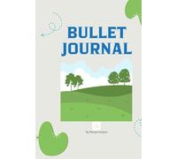 Bullet Journal - Blue Playful Flower - Dotted Notebook for Daily Planning & Creativity: Jurnal cu pagini punctate pentru organizare, habit tracking și idei creative - 6 x 9 in