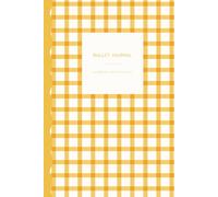Bullet Journal by Artprink - Yellow Gingham Design | 166 Numbered Dot Grid Pages with Index, Key & Personal Information Page | Perfect Notebook for ... Boost Creativity, and Stay Inspired Every Day