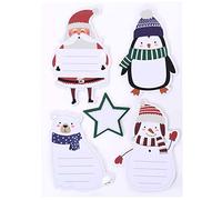 Bullet Journal notas adhesivas - Kids - 5 bloques diferentes de notas adhesivas para Navidad | notas adhesivas | para hacer | notas para su cuaderno - set 4