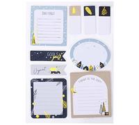 Bullet Journal Sticky Notes - noche silenciosa - 9 Blocs de notas adhesivas para Navidad - Set 1, para tu cuaderno