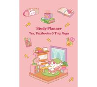 Bullet journal: Tea, Textbooks & Tiny Naps: 6x9 inches | 200 pages | Cute study planner for women, girls, teens and kids