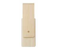 Bullet Rotate - Memoria USB de bambú de 16 GB (tamaño único), color beige