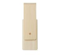 Bullet Rotate - Memoria USB de bambú de 8 GB (tamaño único), color beige