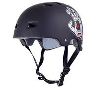 Bullet Santa Cruz Screaming Hand Casco, Unisex Adulto, Negro (Matt Black), L/XL