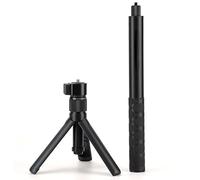 Bullet Time Stealth Selfie Stick compatible con Insta360 X3/ONE RS/GO 3-360°, mango extensible giratorio para cámaras de acción panorámica, invisible en disparos, trípode + varilla de extensión