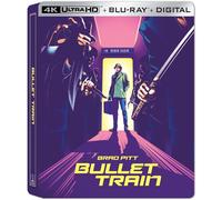 Bullet Train Steelbook 4K UHD (4K UHD Blu-ray) Brad Pitt (Importación USA)