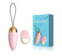 Bullet Vibrador Vaginal, Huevo Vibrador Mando a distancia para la estimulación del punto G, Juguetes Sexuales para adultos para las mujeres (pink)