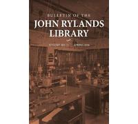 Bulletin of the John Rylands Library 102/1