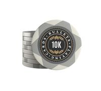 Bullets Playing Cards, Adriana - Fichas de póquer (25 unidades, 4 cm de diámetro, 14 g, 10000 unidades)