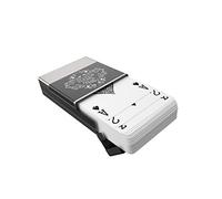 Bullets Playing Cards, Backpacker Playing Cards, Juego de Cartas de plástico en Caja de Aluminio, Incluye Reglas del Juego
