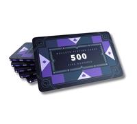 Bullets Playing Cards, Paulie 500, Placas de póquer de cerámica, con valores, 6 unidades