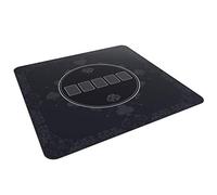 Bullets Playing Cards, Tapete de póquer Heads-Up Verde en 80 x 80cm para tu Propia Mesa de póquer, Alfombra de póquer de Lujo, Bloc de Mesa de póquer, Negro