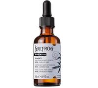 Bullfrog - Aceite para Barba y Cabello 50 ml | Aroma a Cáñamo | 100% Natural | Nutre y Suaviza | Hidrata la Piel del Rostro | Envase Ecológico | Made in Italy | Uso Versátil