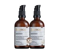 Bullfrog - Bálsamo de Barba Multifuncional Agnóstico Multipack x2 - Perfuma y Suaviza la Barba - Protege contra Irritaciones - Fragancia con Notas de Anís, Cuero, Tabaco y Bay Rum - 100ml+100ml