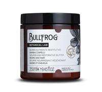 Bullfrog - Burro Nutritivo Restitutivo - Bálsamo para Cabello y Barba, Nutritivo y Suavizante, Fórmula con Pistacho y Almendra, 97,2% Ingredientes Naturales, 250 ml