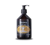 Bullfrog Jabón líquido para manos y cuerpo de 500 ml con efecto liso que aporta suavidad e hidratación a la piel.