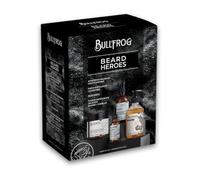 Bullfrog - Kit Beard Heroes: Bálsamo Multifuncional Agnostico Original 100 ml, Pasta Exfoliante Lavabarba 100 ml, Oliocento 50 ml, Fluido Limpiador Suave 250 ml