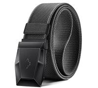 BULLIANT Cinturón Hombre, Cinturón Táctico Policia Militar Trabajo Cinturon 3,8cm,Hebilla Liberación Rápida,Gris Oscuro2761,135cm/42-46" Cintura ajuste