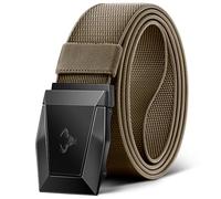 BULLIANT Cinturón Hombre, Cinturón Táctico Policia Militar Trabajo Cinturon 3,8cm,Hebilla Liberación Rápida,Beige2763,125cm/38-42" Cintura ajuste