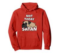 Bullmastiff Perro Perezoso Not Today Satan Sudadera con Capucha