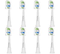 Bullnas Cabezales de repuesto compatibles con cepillos de dientes eléctricos Philips Sonicare ProtectiveClean 4100 5100 5300 6100, W cabezal de repuesto para Sonicare, blanco, 8 unidades