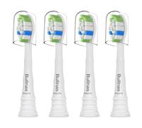 Bullnas Cabezales de repuesto compatibles con cepillos de dientes eléctricos Philips Sonicare ProtectiveClean 4100 5100 5300 6100, W cabezal de repuesto para Sonicare, blanco, 4 unidades