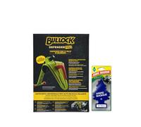 Bullock Defender Pro - Bloqueo antirrobo universal para coche, escudo de seguridad de aleación reforzada, ideal para City Car, fácil instalación + Arbre Magique Auto Nuevo