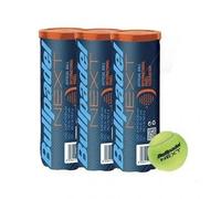 Bullpadel Fip Next Pelota de Padel - Pack 3 Botes de Bolas - Alta Durabilidad y Resistencia
