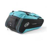 BULLPADEL Paquito Navarro BPP-25012 HACK 2025 - Bolsa para palas de pádel con compartimentos térmicos para 4 palas de pádel y espacio para zapatos ventilados, nailon resistente y neopreno