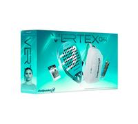 Bullpadel Vertex 04 Pack Woman Pala De Pádel Más Tubo Pelotas, Sobregrip, Mochila-blanco