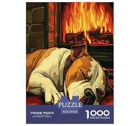 Bullperro francés Puzzles Imposible,desafío for Adults Entretenimiento Creativo 1000 Piezas Obra De Arte De Juego De para Adultos Y Niños 70x50cm/1000pcs