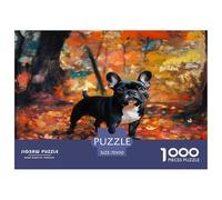 BULLperro Francese 1000 Piezas Impresionante Puzzle A Partir De 14 Años Inteligencia Juguete Regalo Creativo para La Relajación Desafíos Extra Divertidos EduGatoivo 70x50cm/1000pcs
