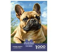 BULLperro Francese Puzzle 1000 Piezas, Diversión Rompecabezas De Bricolaje, Juego Familiar, Puzzles Gift, para Adultos Y Niños A Partir De 12 Años 38x26cm/1000pcs