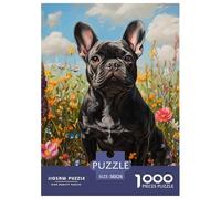 BULLperro Francese Puzzle 1000 Piezas, Entretenimiento Rompecabezas De Bricolaje, Hobby Creativo, Colección De Arte, para Adultos Y Niños A Partir De 12 Años 38x26cm/1000pcs
