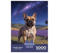 Bullperro Francese Puzzle 1000 Piezas Perro, Entretenimiento Rompecabezas De Bricolaje, Hobby Creativo, Colección De Arte, para Adultos Y Niños A Partir De 12 Años 70x50cm/1000pcs