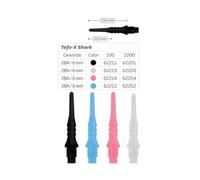 BULLS Bull's 1 Bull's Tefo-X Shark Soft Tips 6mm(2BA) Natur (62209) Marca